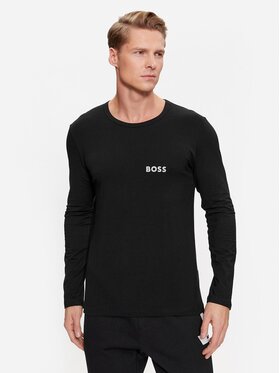 Boss Boss Longsleeve Ls-Shirt Rn Infinity 50499357 Czarny Slim Fit