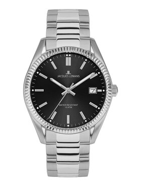 Jacques Lemans Jacques Lemans Zegarek 50-3A Srebrny