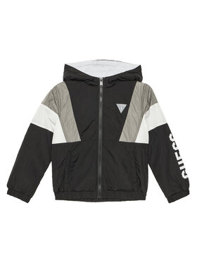Guess Guess Демісезонна куртка L5YL02 WF090 Чорний Regular Fit