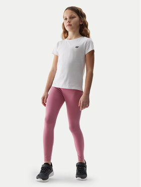 4F Leggings 4FJWSS24TTIGF130 Ružičasta Slim Fit