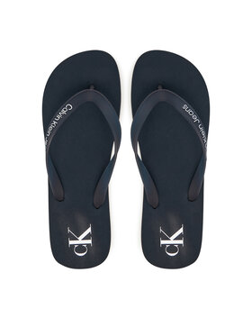 Calvin Klein Jeans Calvin Klein Jeans Žabky Beach Sandal Transparent Tpu YM0YM01267 Tmavomodrá