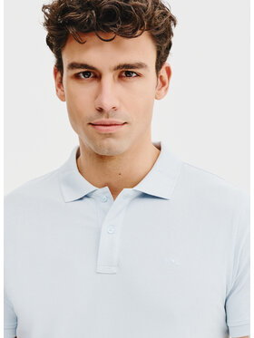 Pako Lorente Pako Lorente Polo P25SF-TX-003 Błękitny Classic Fit