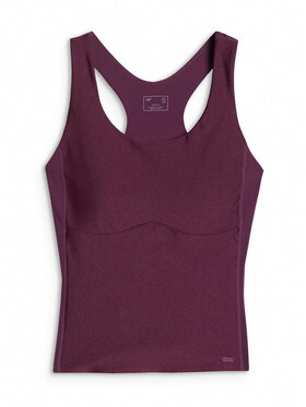 4F 4F Top TRAINING Fioletowy Slim Fit