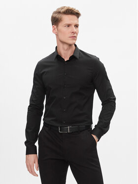 Calvin Klein Calvin Klein Cămașă K10K112743 Negru Extra Slim Fit