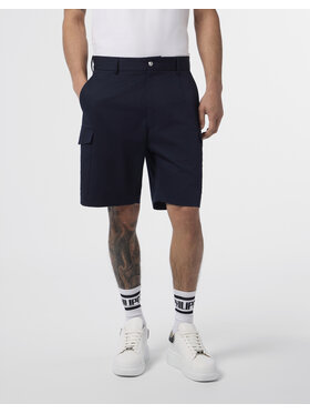 PHILIPP PLEIN PHILIPP PLEIN Szorty materiałowe 29928 Granatowy Regular Fit