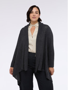Fiorella Rubino Fiorella Rubino Cardigan M564L008321N023 Grigio A-Line Fit
