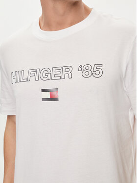 Tommy Hilfiger Majica 85' MW0MW34427 Bela Regular Fit