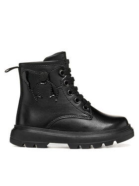 Geox Geox Gležnjarji B Kiddartah Girl B665YA 08502 C9999 M Črna