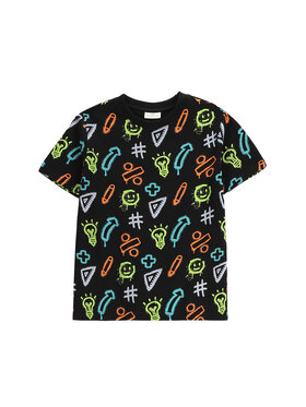 Coccodrillo Coccodrillo Tricou WC5143220VBB Negru Regular Fit