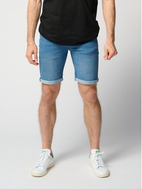 TeeShoppen TeeShoppen Szorty jeansowe 'Perform Collection' Niebieski Regular Fit