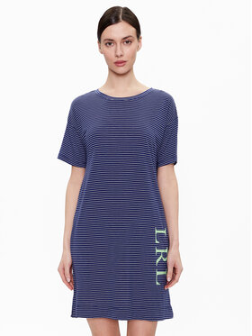 Lauren Ralph Lauren Lauren Ralph Lauren Noční košile ILN32240 Tmavomodrá Regular Fit