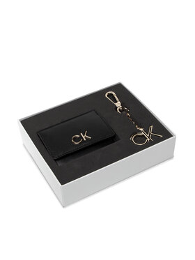 Calvin Klein Calvin Klein Ajándékszett Trifold Xxs + Keyfob K60K608906 Fekete