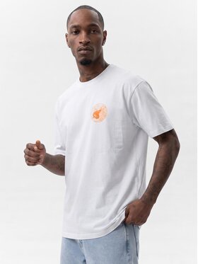MyStars MyStars T-Shirt Koi Chest 132421 Biały Regular Fit