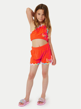 Billieblush Billieblush Šortky z materiálu U20113 Korálová Regular Fit