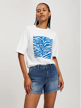 Cross Jeans Cross Jeans T-Shirt 56183-008 Biały
