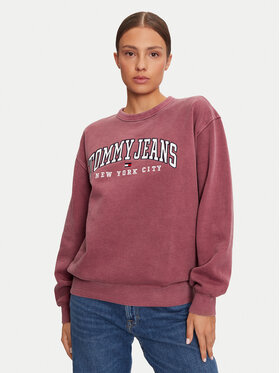 Tommy Jeans Tommy Jeans Bluză Varsity DW0DW19824 Violet Regular Fit