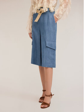 Motivi Motivi Pantaloncini P059Q004256N004 Turchese Regular Fit