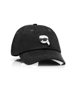 KARL LAGERFELD KARL LAGERFELD Czapka z daszkiem 230W3401.DD-999_OS Czarny