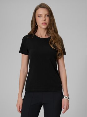 4F 4F T-shirt 4FRSS26TTSHF3628-20S Nero Slim Fit