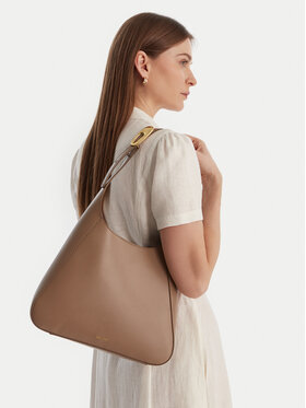 Calvin Klein Calvin Klein Torebka Hardware Adj Strap Medium Bag LV04F3402G Beżowy