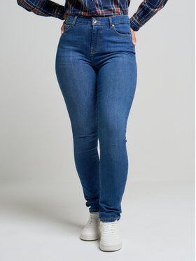 BIG STAR BIG STAR Jeansy katrina_high_waist_470 Niebieski Slim Fit