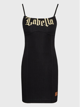 LaBellaMafia LaBellaMafia Vsakodnevna obleka 25644 Črna Slim Fit