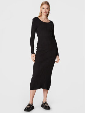 Cotton On Cotton On Kötött ruha 2054838 Fekete Slim Fit