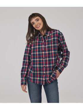 Lee Cooper Lee Cooper Koszula RENATA Czerwony Oversize