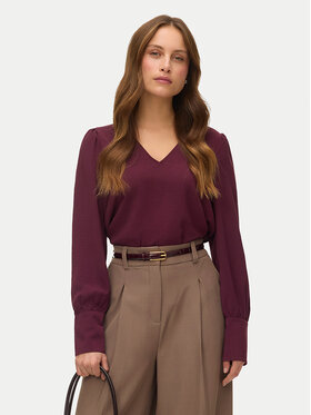 Vero Moda Vero Moda Blúzka Esme 10338288 Bordová Regular Fit