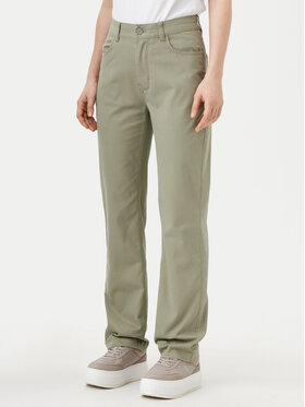 Calvin Klein Jeans Calvin Klein Jeans Spodnie materiałowe J20J224852 Zielony Straight Fit