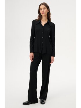 LEBRAND LEBRAND Spodnie damskie Ome Szary jasny Regular Fit