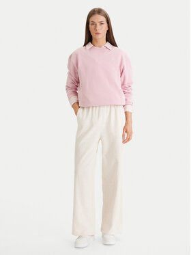 Tommy Hilfiger Women's Wide Leg Pants Beige Heather | Size: Large