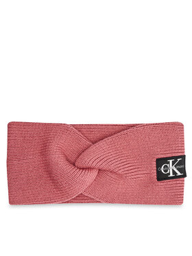 Calvin Klein Calvin Klein Textilní čelenka Mono Logo Patch K60K612660 Růžová