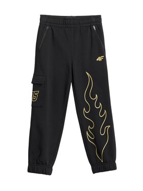 4F 4F Spodnie dresowe MOTOSPORTS 2026 Czarny Regular Fit