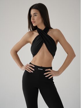 MissDenim MissDenim Top Soft Touch Czarny Second Skin Fit