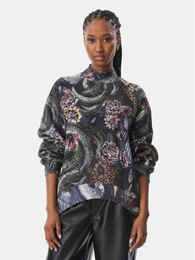 Just Cavalli Just Cavalli Majica dugih rukava 81PAIE23 CF102 Siva Regular Fit