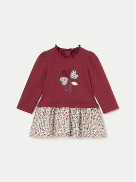 Mayoral Mayoral Ikdienas kleita 2917 Bordo Regular Fit