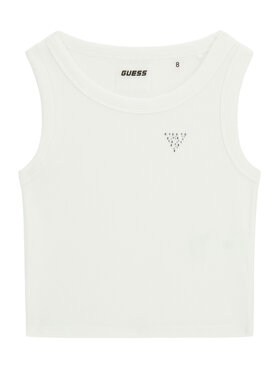 Guess Guess Top J6GI36 K8RT2 Bílá Slim Fit