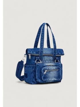 Desigual Desigual Torba BACK_MODULAR 25 DENIM VOYAGER MINI Niebieski