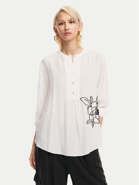 Desigual Desigual Blusa Nagasaki 24WWBW01 Bianco Regular Fit