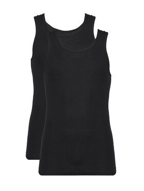 Resteröds Resteröds Komplet tank topów 7027 1 Czarny Slim Fit