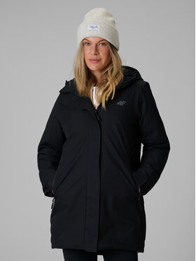 4F 4F Kurtka przejściowa CITY JACKETS Czarny Regular Fit