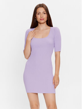 Glamorous Glamorous Každodenní šaty GS0421 Fialová Slim Fit