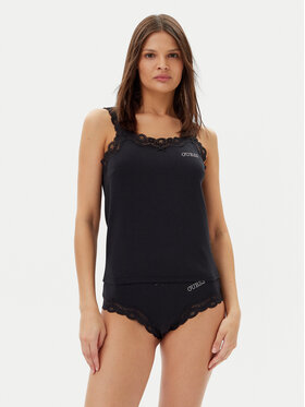Guess Guess Piżama O5RG04 KBBU1 Czarny Regular Fit