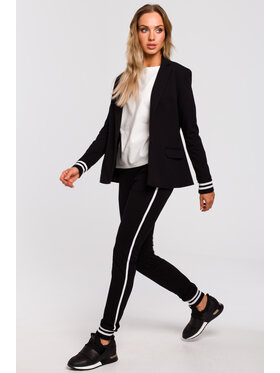 Made of Emotion Made of Emotion Marynarka M459 Czarny Blazer Fit