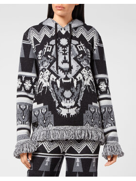 PHILIPP PLEIN PHILIPP PLEIN Kardigan 15929 Czarny Regular Fit