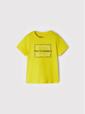 Mayoral Mayoral T-Shirt 170 Żółty Regular Fit
