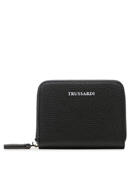 Trussardi Trussardi Kis női pénztárca Nadir Zip Around Sm 75W00410 Fekete