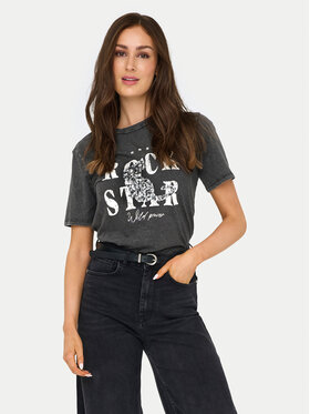 ONLY ONLY T-Shirt Lucy 15346786 Grau Regular Fit