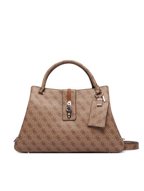 Guess Guess Geantă Yvonne Logo HWSG23 78220 Maro deschis